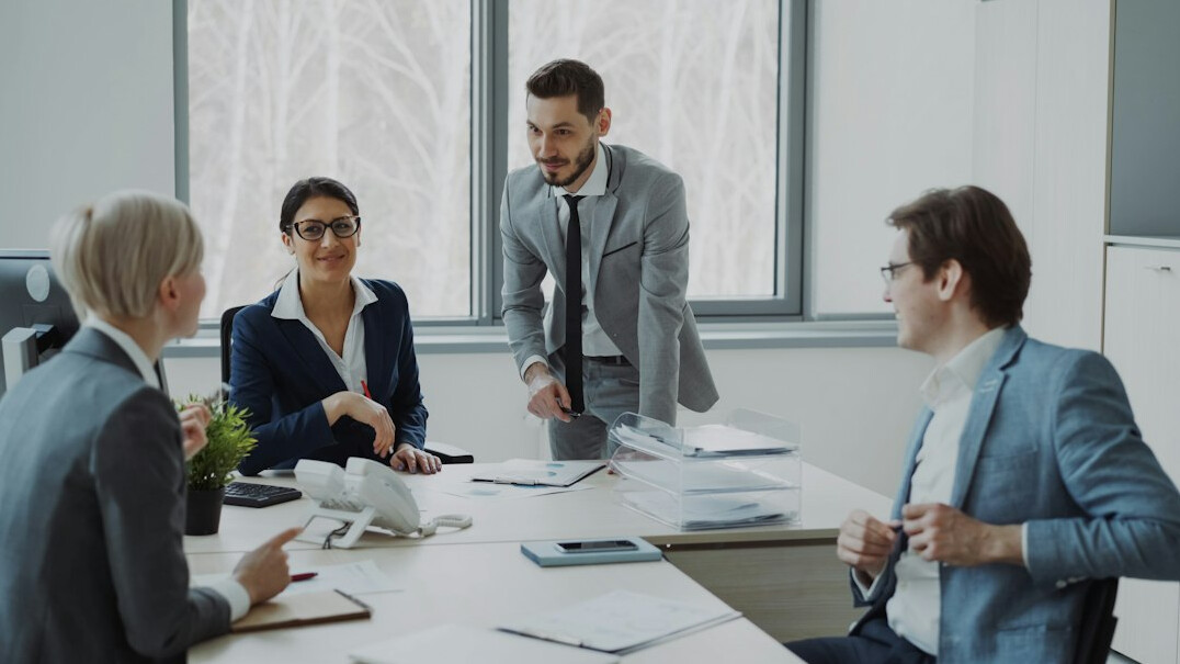 business professionals negotiating