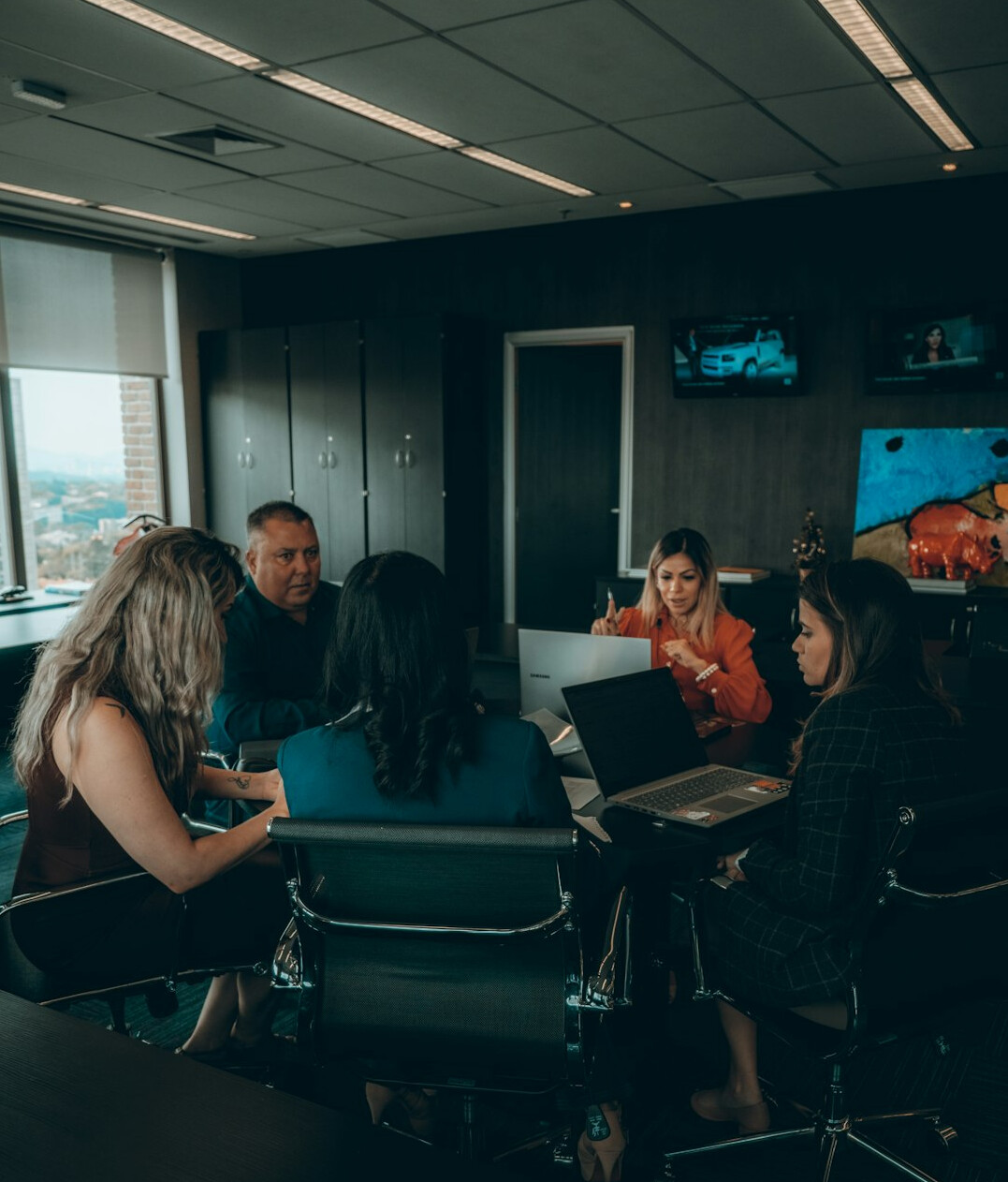 professional team meeting