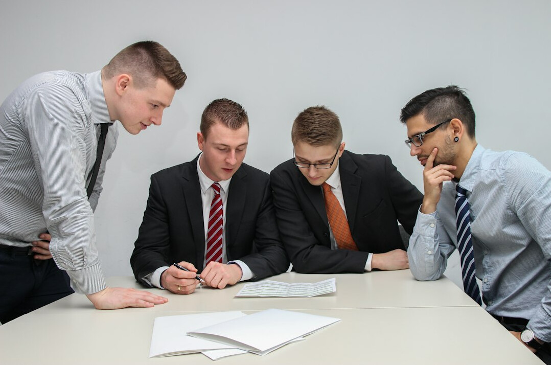 business professionals negotiating